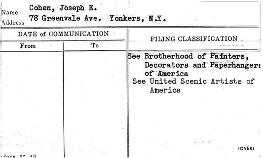 Cohen, Joseph E.