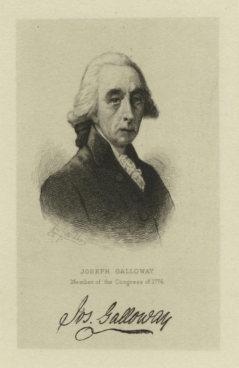 Joseph Galloway, member of the Congress of 1774.