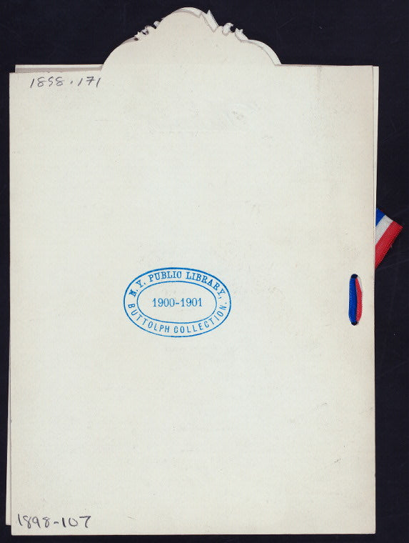 DINNER [held by] BINGHAM HOUSE [at] "PHILADELPHIA, PA" ((HOT/REST?);)
