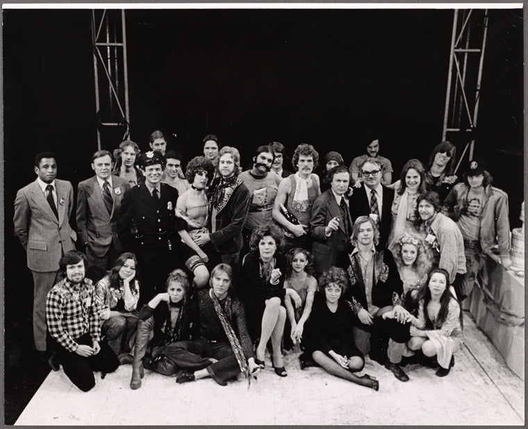 Jerry Zaks, Christopher Walken, Kathryn Walker, Anna Levine, Matthew Cowles, Kenneth McMillan, Christopher Allport, Tom Happer and Don Scardino in the stage production Kid Champion