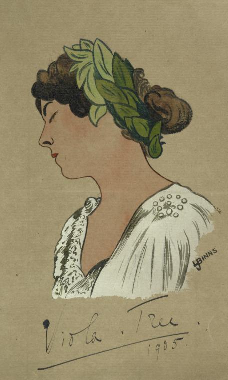 Caricature of Viola Tree