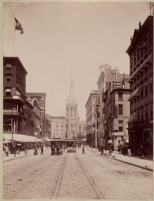Broadway & Grace Church, N.Y
