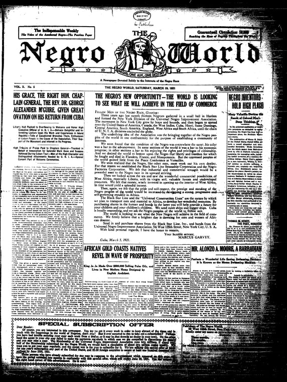 The Negro world