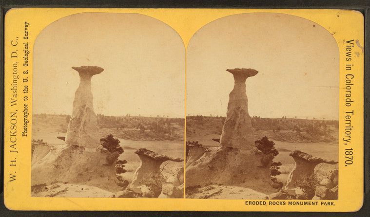 Eroded rocks, Monument Park.