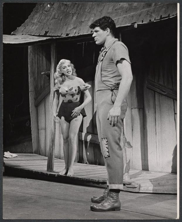Edie Adams and Peter Palmer in the stage production Lil' Abner