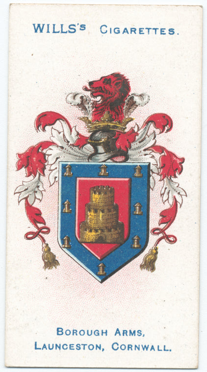 Borough arms, Launceston, Cornwall.