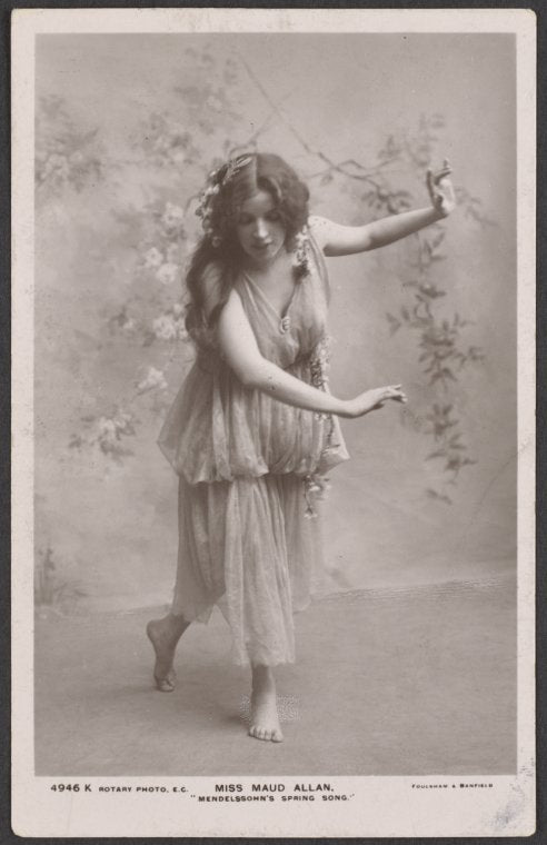 Miss Maud Allan in "Mendelssohn's Spring Song"