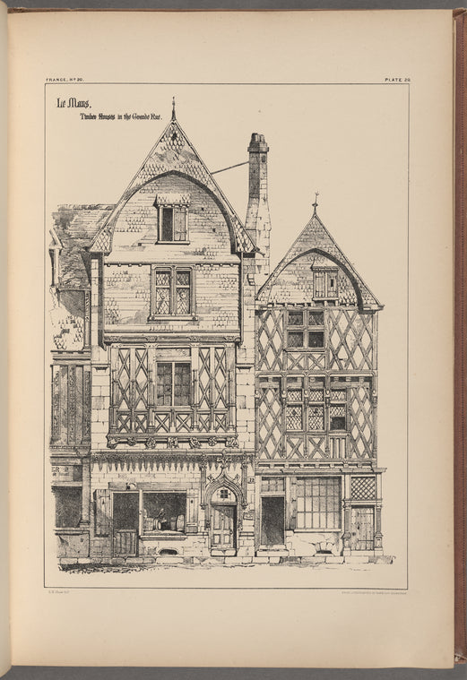 Le Mans: Timber houses on the Grand Rue