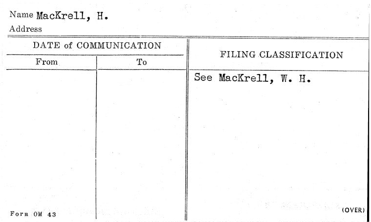 MacKrell, H.
