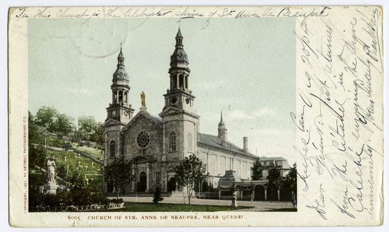 Church of Ste. Anne de Beaupre, near, Quebec, P. Q.