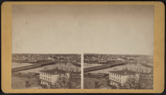 East Bridgeport (showing Middle and R.R. bridges).
