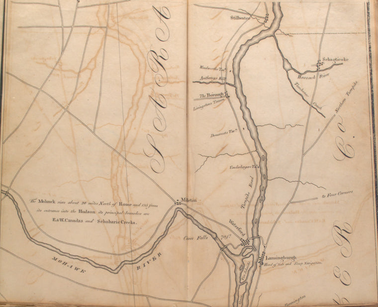 Map of the Hudson ... from Lansingburgh and the falls of the Mohawk to Stillwater.