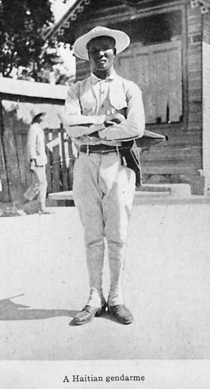 A Haitian gendarme.