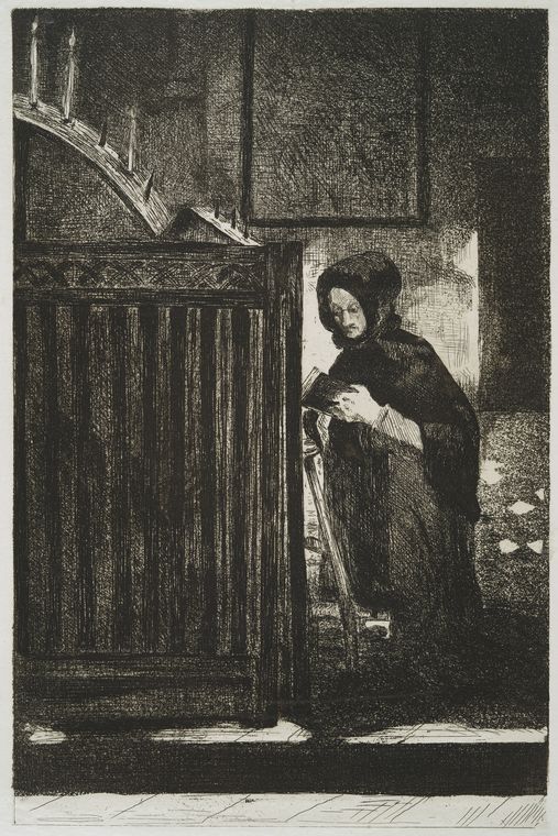 La marchande de cièrges.