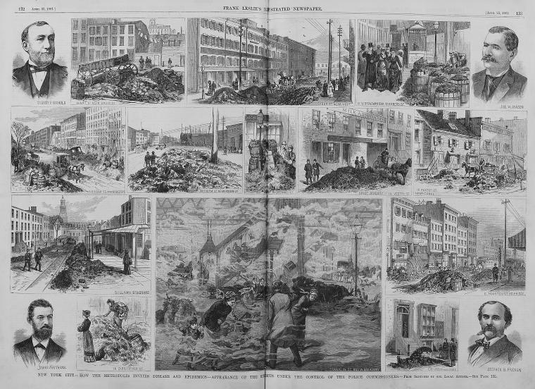 New York City—How the Metropolis Invites Disease and Epidemics—Appearance of the Streets under the Control of the Police Commissioners