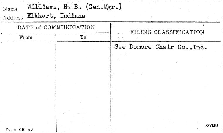 Williams, H.B. (Gen. Mgr.)
