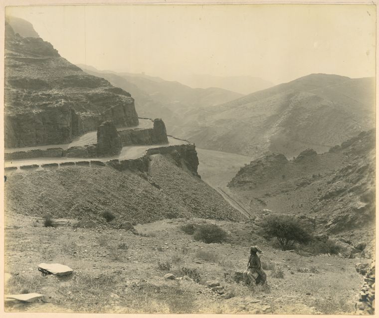 View from Michni Kandao, last blockhouse on the Khyber line (looking towards Landi Kotal)