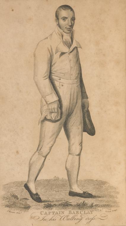 Captain Barclay in his walking dress