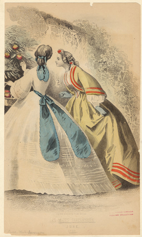 Les modes parisiennes, June 1863