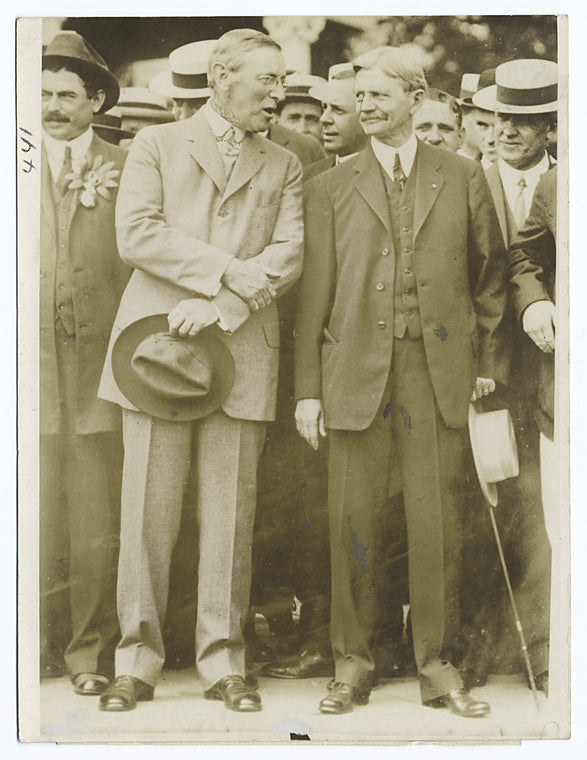 Woodrow Wilson and Thomas Marshall.