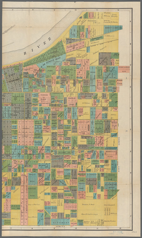 Wright's map of Kansas City, Missouri, and Kansas City, Kansas