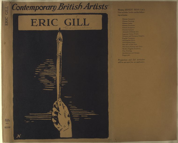Eric Gill. (Series: Contemporary British artists.)