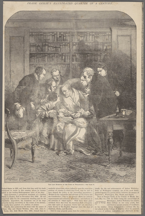 The last moment of the Duke of Wellington.--See page 10.
