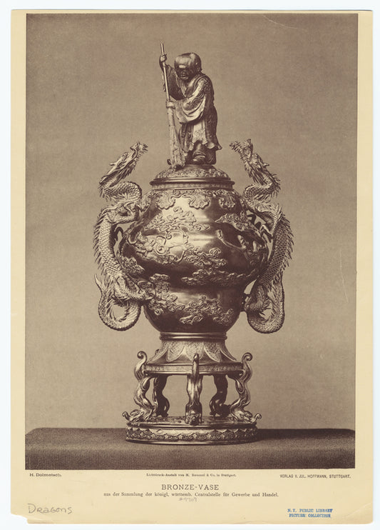 Bronze-Vase aus der Sammlung der königl, württemb. Centralstelle für Gewerbe und Handel
