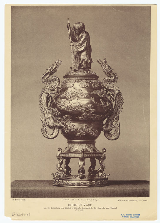 Bronze-Vase aus der Sammlung der königl, württemb. Centralstelle für Gewerbe und Handel
