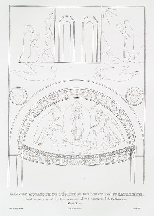 Grande mosaïque de l'église du couvent de Sainte-Catherine (Mont Sinaï).