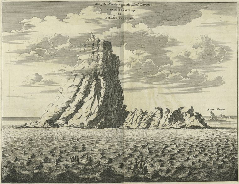 De Piek Bergh op Eilant Tenerieto.