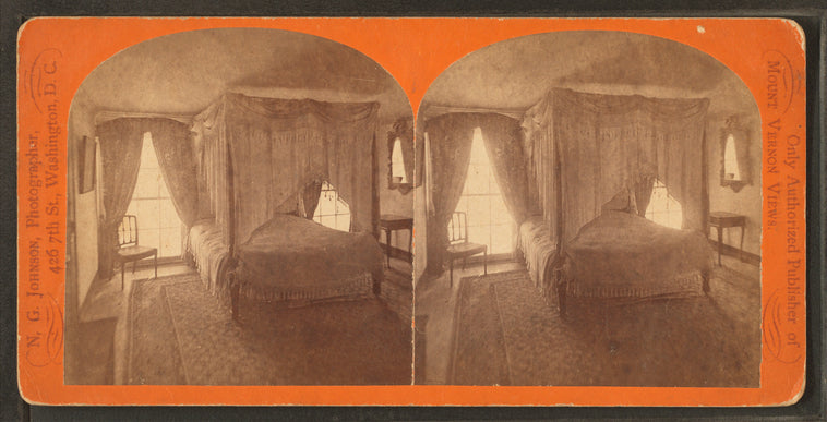 Washington's room, Mt. Vernon mansion.