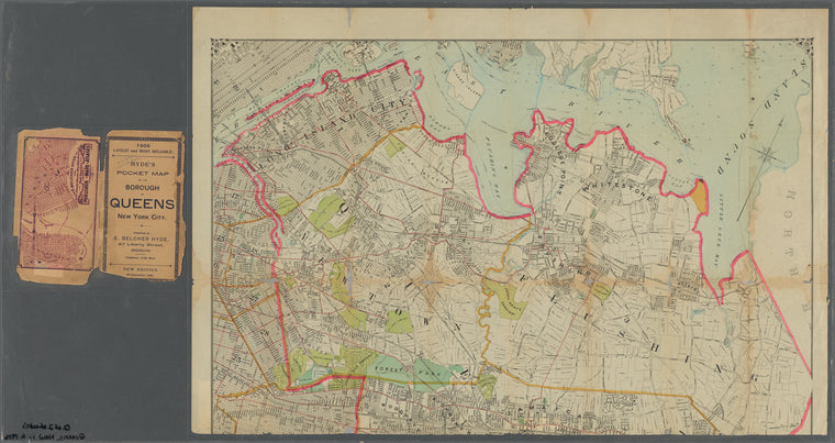 Map of the borough of Queens, City of New York