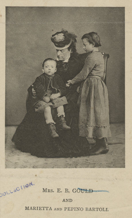 Mrs. E. B. Gould and Marietta and Pepino Bartoli