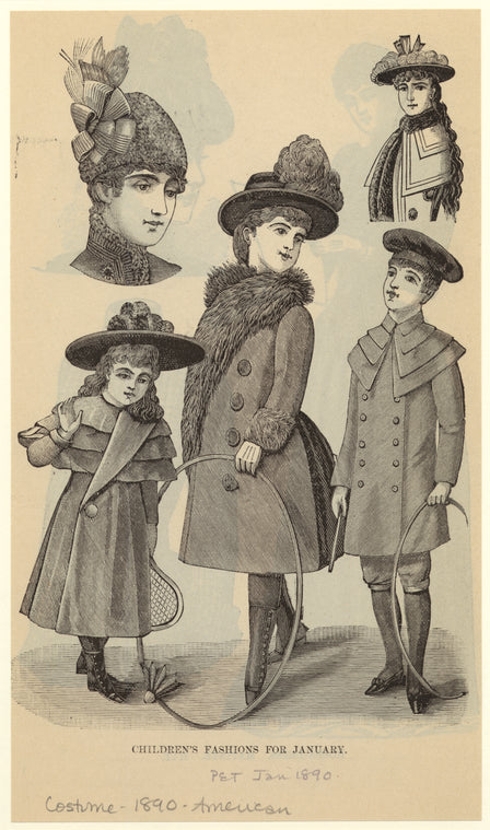 Children's fashions for January