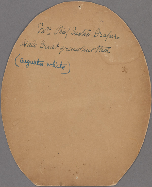 Photographic portrait of Augusta White Draper