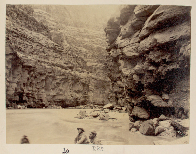 Canyon with two men