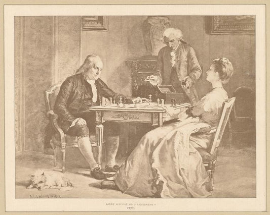 Lady Howe and Franklin, 1774.