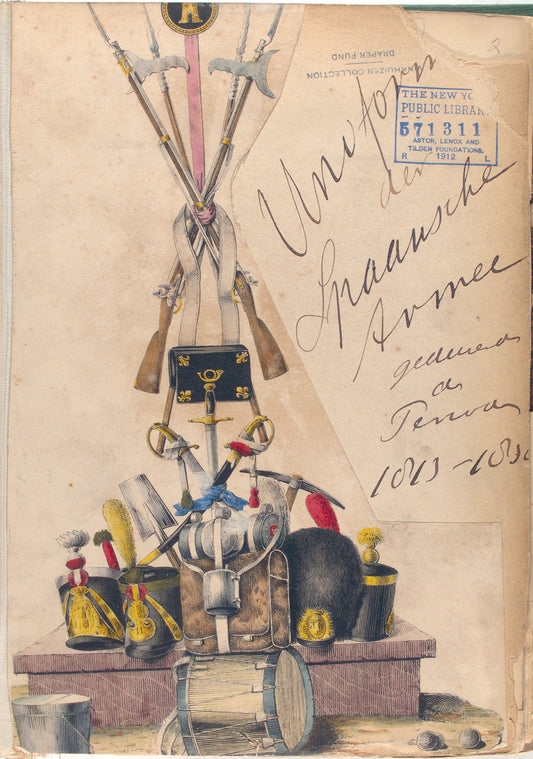 Uniforms of the Spanish Army, 1813-1814. (Title page, vol. 722)