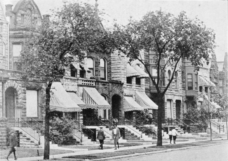 A typical residential section of the better class at 48th Street and Champlain Avenue.