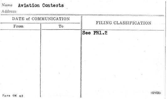 Aviation Contests