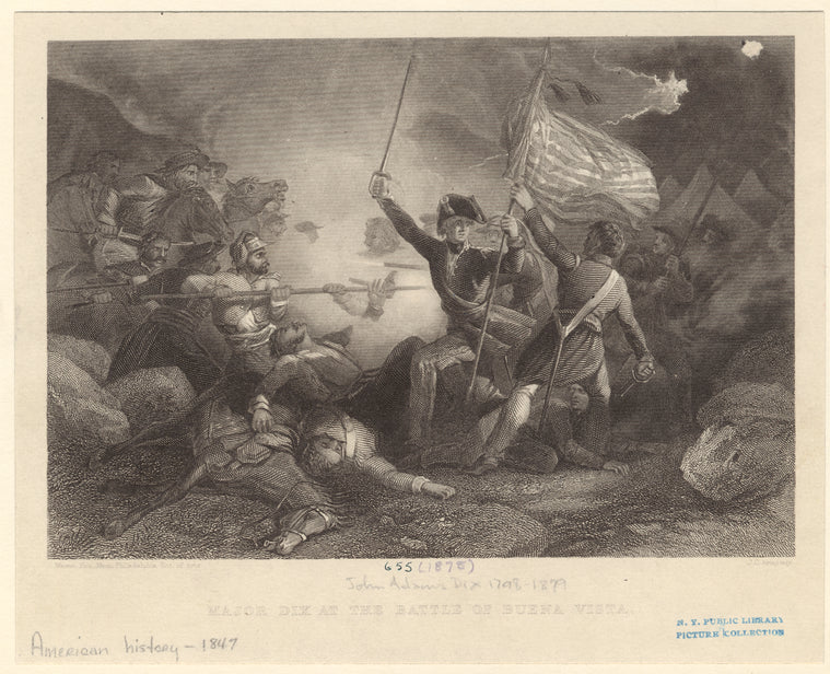 Major Dix at the Battle of Buena Vista