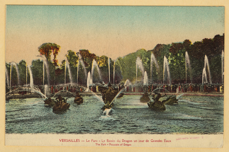 Le Basin du dragon un jour de Grandes Eaux
