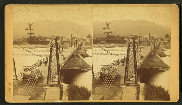 Bridge across the river, Williamsport, Penn’a.