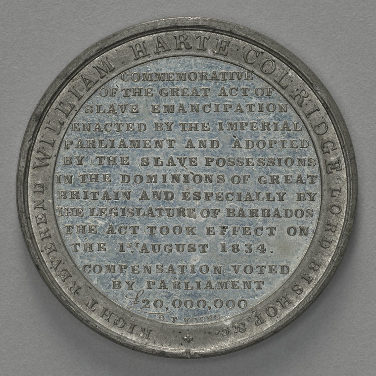Emancipation Clause Act medal
