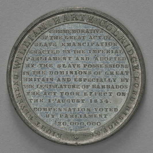 Emancipation Clause Act medal