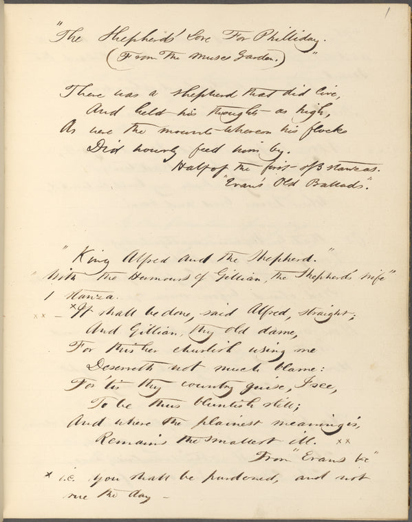 [Commonplace Book]. Signed, undated.