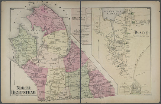 North Hempstead. - Great Neck, Town of North Hempstead. - Roslyn, Town of Hempstead