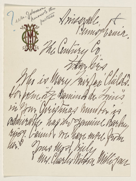 Milligan, Mrs. Charles Wilson