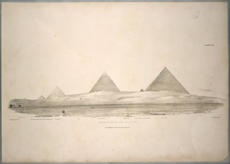General view of the pyramids